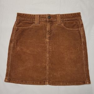 Levi's Old School Corduroy Skirt Brown Size 9 (Juniors)